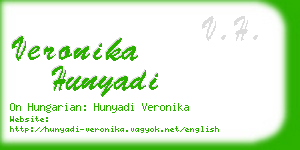 veronika hunyadi business card